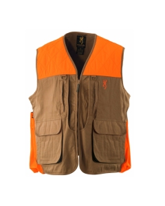 Browning Mens Upland Vest with Blaze Orange Trim