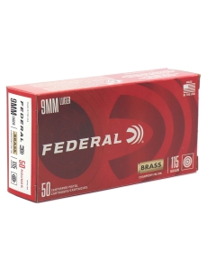 Federal Champion Training 9mm 115 Grain - 50 Rounds