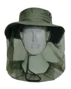 Rothco Adjustable Boonie Hat With Mosquito Head Netting - Olive Drab