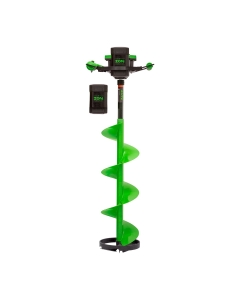 ION Alpha Plus Turbo Gen 3 4aH Lithium Electric Ice Auger 10" with 2 Batteries