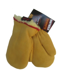 Klondike Sterling Kids Goat Leather Chopper Mitten - Wheat XXXS