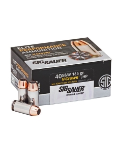 Sig Sauer Elite V-Crown 40 S&W 165gr JHP - 20 Rounds