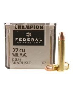 Federal Champion Target 22 WMR 40 Grain FMJ - 50 Rounds