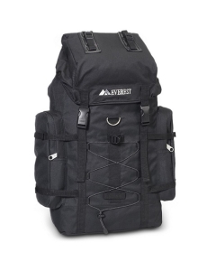 Everest Deluxe Hiking Backpack - Black