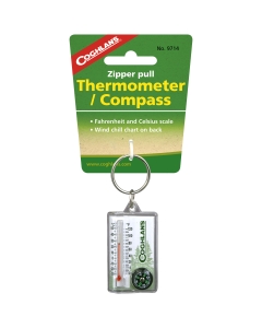 Coghlans Compass / Thermometer Keychain