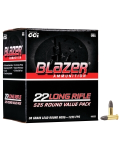 CCI Blazer 22 LR 38gr Lead Round Nose - 525 Rounds