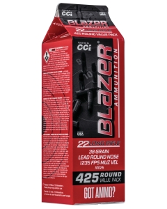 CCI Blazer 22 LR 38gr Lead Round Nose - 425 Rounds