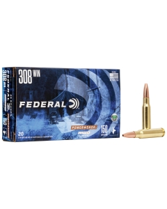 Federal Power Shok Copper 308 Win 150gr Hollow Point - 20 Rounds