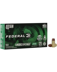 Federal American Eagle Indoor Range 40 S&W 120gr Lead Free Training - 50 Rounds