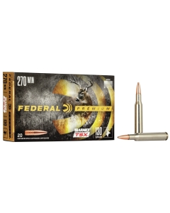 Federal Premium 270 Win 130gr Barnes TSX - 20 Rounds