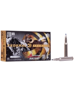 Federal Premium 270 Win 136gr Terminal Ascent - 20 Rounds