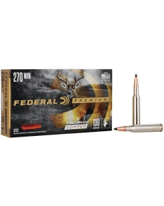 Federal Premium 270 Win 130gr Trophy Copper - 20 Rounds