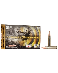 Federal Premium 308 Win 165gr Barnes Copper TSX - 20 Rounds