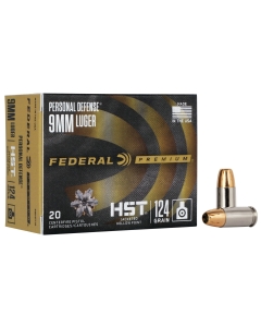 Federal Premium Personal Defense 9mm 124gr HST - 20 Rounds