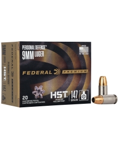 Federal Premium Personal Defense 9mm 147gr HST - 20 Rounds