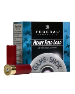 Federal Game Shok Heavy Field 12 Ga 2 3/4" 1 1/4oz 5 Shot - 25 Rounds