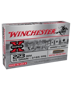 Winchester Super X 223 Rem 55gr BTHP - 20 Rounds