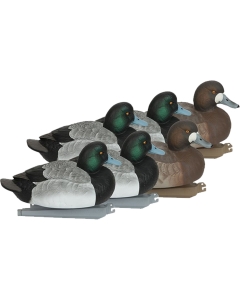 GHG Pro-Grade Foam-Filled Bluebills Lesser Scaup - 6 Pack