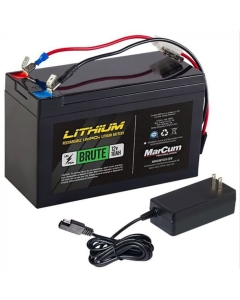 Marcum Brute 12V 10aH Lithium Ion Battery with Charger