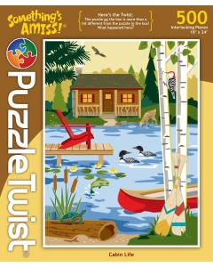 Puzzle Twist Cabin Life 500 Piece Puzzle