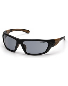 Carhartt Carbondale Safety Glasses with Black Frame and Gray Lens