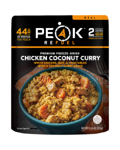 Peak Refuel Premium Freeze Dried Chicken Coconut Curry