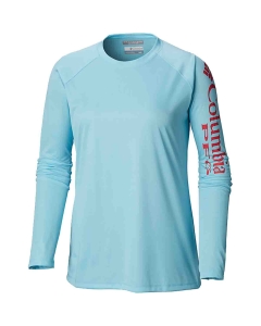 Columbia Women's PFG Tidal Tee Heather Long Sleeve Shirt