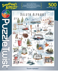 Puzzle Twist Duluth Alphabet 1000 Piece Puzzle