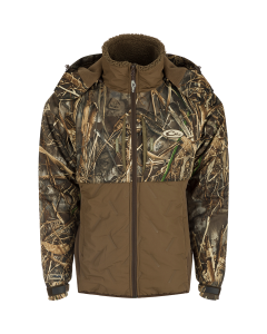 Drake Waterfowl LST Guardian Flex Double Down Eqwader Full Zip with Hood