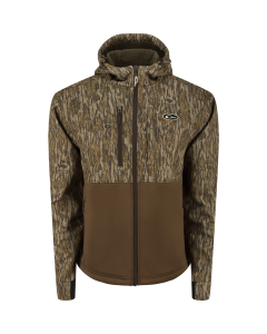Drake Waterfowl MST Hole Shot Hooded Windproof Eqwader Full Zip Jacket