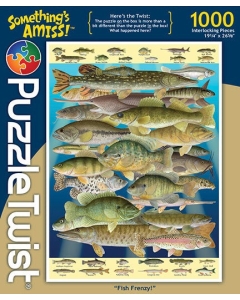 Puzzle Twist Fish Frenzy 1000 Piece Puzzle