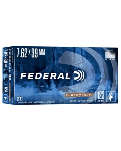 Federal Power-Shok Rifle 7.62x39 123 Grain - 20 Rounds