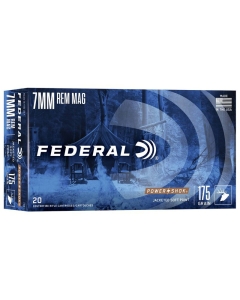 Federal Power-Shok Rifle 7mm Rem Mag 175 Grain - 20 Rounds