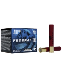 Federal Game Shok Hi Brass 410 Ga 3" 11/16oz 6 Shot - 25 Rounds