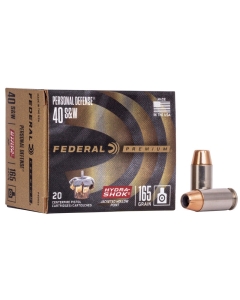 Federal Premium Personal Defense 40 S&W 165 Grain JHP