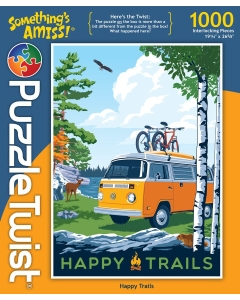 Puzzle Twist Happy Trails 1000 Piece Puzzle