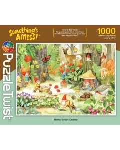 Puzzle Twist Home Sweet Gnome 1000 Piece Puzzle