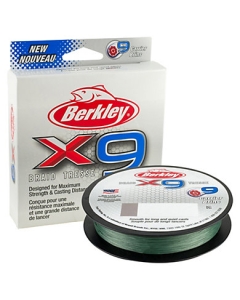Berkley X9 Braid Low Visibility Green 10LB 164YD Fishing Line