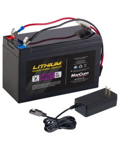 Marcum Impact 12V 6aH LiFePO4 Lithium Battery & 3 Amp Charger