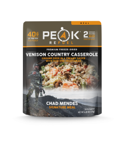 Peak Refuel Premium Freeze Dried Chad Mendes Venison Country Casserole