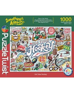 Puzzle Twist Old Time Hockey 1000 Piece Puzzle