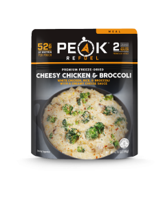 Peak Refuel Premium Freeze Dried Cheesy Chicken & Broccoli