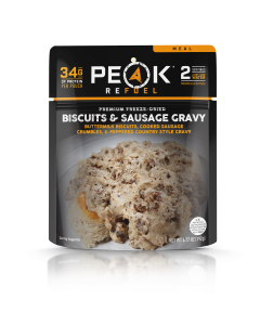 Peak Refuel Premium Freeze Dried Biscuits & Sausage Gravy