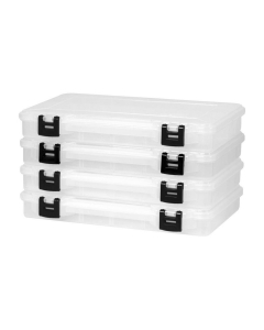 Plano 3700 StowAway Clear Tackle Box - 4 Pack