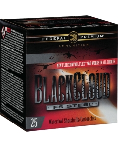 Federal Black Cloud FS Steel 12 Gauge 3in 1450 FPS 1.25 oz #4 - 25 Rounds
