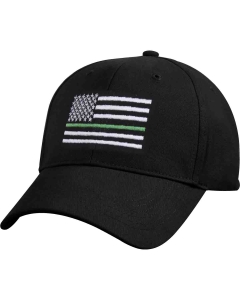 Rothco Thin Green Line Flag Low Pro Cap