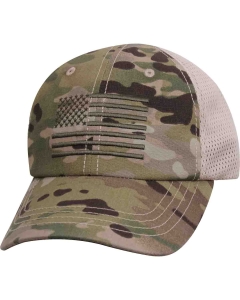 Rothco Tactical Mesh Back Cap with US Flag