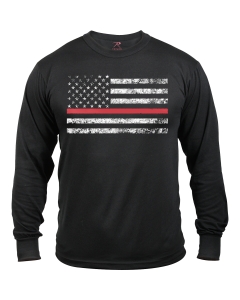 Rothco Thin Red Line Long Sleeve Shirt