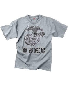 Rothco USMC Vintage Globe & Anchor T-Shirt - 2XL