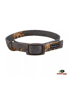 Water & Woods Double-Ply Dog Collar - 18" Country Roots Evergreen